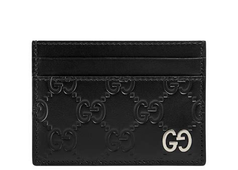 gucci id window card case|Gucci signature card case.